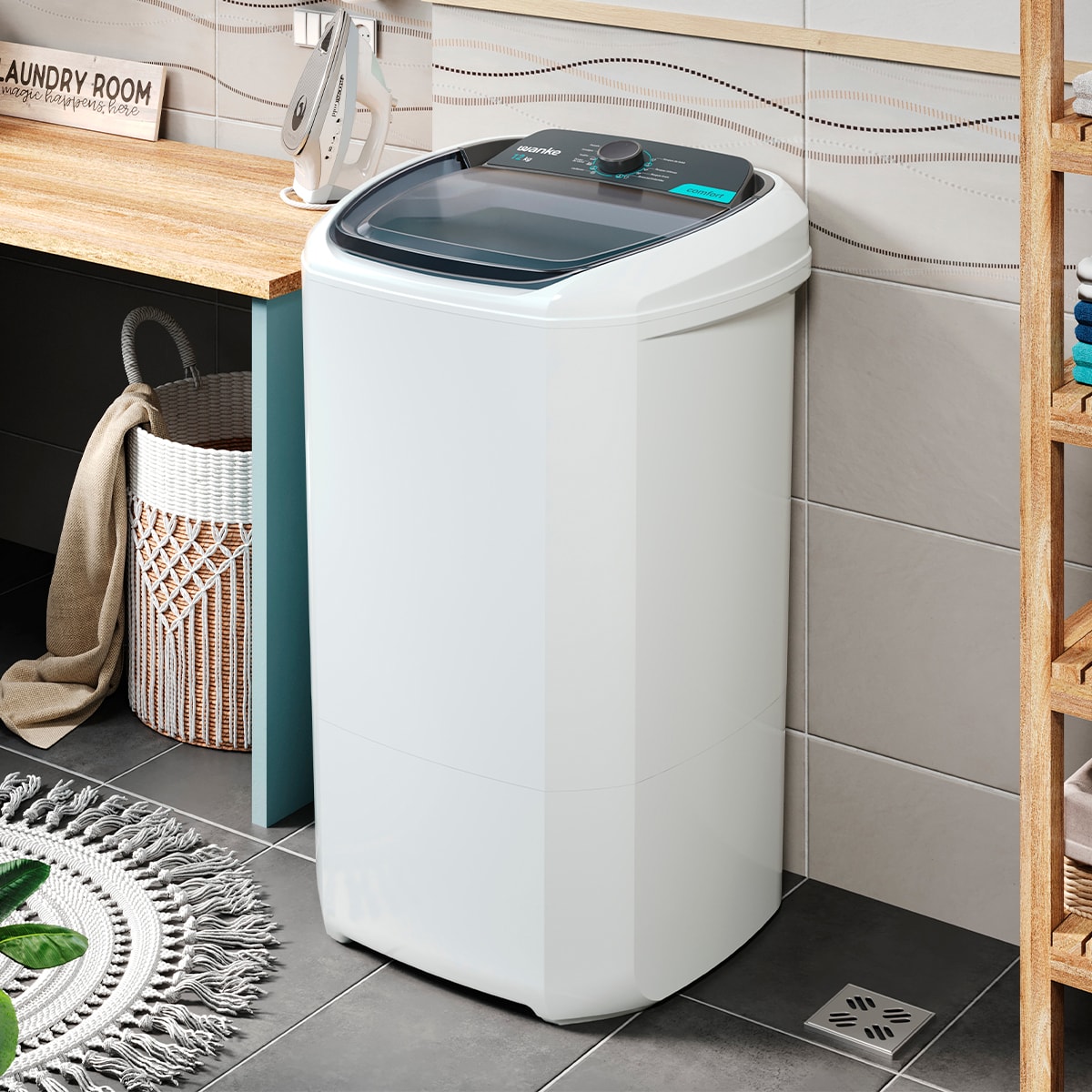 Lavadora de Roupa Semiautomática Comfort 12 Kg