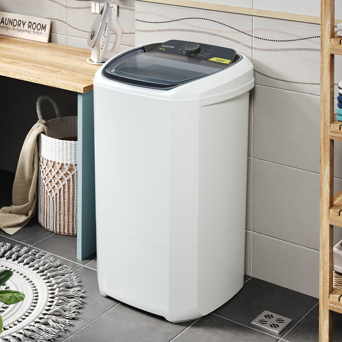 Lavadora de Roupa Semiautomática Super 8,5 Kg